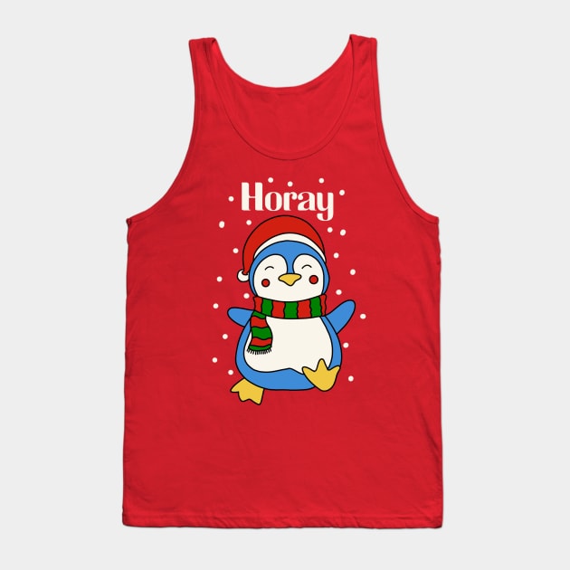 Happy Christmas Penguin Tank Top by RiyanRizqi